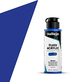 Acrílico Fluid 622 azul fluorescente Vallejo 100ml
