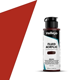 Acrílico Fluid 824 naranja tostado quinacridona Vallejo 100ml