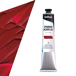 Acryl Studio 3 Karmijnrood Vallejo 58ml