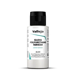 Vallejo Artist 650 Gloss Polyurethane Varnish, 60ml