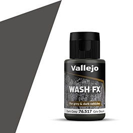 Farba do malowania modeli 517 Dark Grey Wash FX Vallejo 35ml