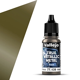 Farba modelarska Metal postarzany Base True Metallic Vallejo 18ml