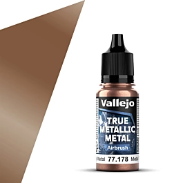 Farba modelarska Zardzewiały metal Airbrush True Metallic Vallejo 18ml