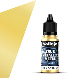 Farba modelarska Zielone złoto Light True Metallic Vallejo 18ml