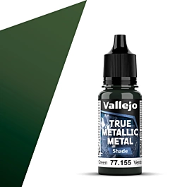 Farba modelarska Zielony Bursztynowy Shade True Metallic Vallejo 18ml