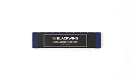 Set 10 Gomas de Borrar Reemplazables Azul Blackwing