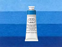 Lefranc & Bourgeois Gravurtinte Cerulean Blau 60ml