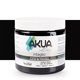 Tinta para grabado Carbon Black Akua Intaglio Speedball 236ml