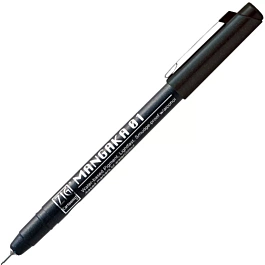 Kuretake Gekalibreerde Marker Zwart Cartoonist Mangaka Zig 01