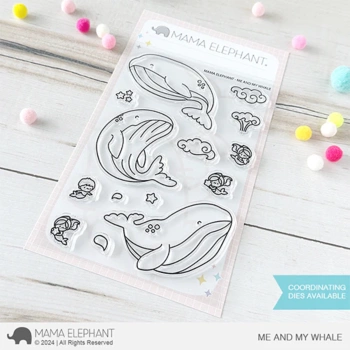 Me and My Whale Mama Elephant Clear Stamp Set