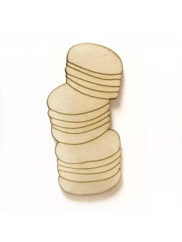 Silueta Madera Macarons Sweet Bakery Fridita