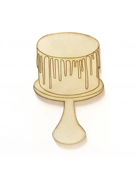 Silueta Madera Pastel Glaseado Sweet Bakery Fridita