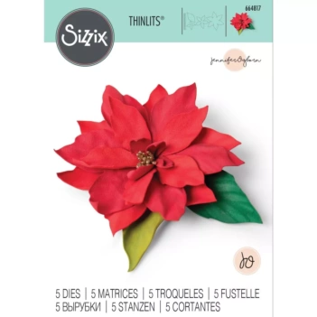 Sizzix Elegant Poinsettia Snijmal Set 664817