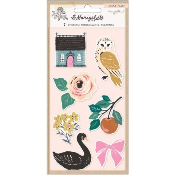 Crate Paper Maggie Holmes Marigold Embossed Puffy Stickers