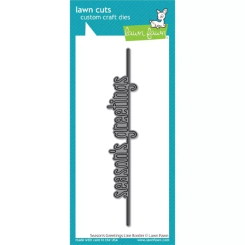 Troqueles Season's Greetings Line Border Lawn Fawn

