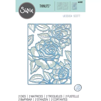 Sizzix Thinlits Die Floral Lattice 665082