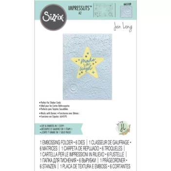 Carpeta de Texturas + Troquel Celestial para Sizzix - 665109