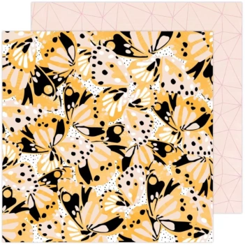 Papel Flutter Brave + Bold Amy Tangerine 30x30cm