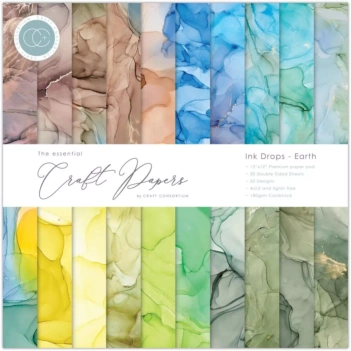 Scrapbooking Ink Drops Earth Craft Consortium 30x30cm Set