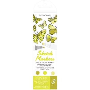 AC 3 Assorted Alcohol Sketch Markers Key Lime 