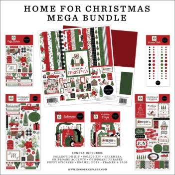 Mega Kit de Scrapbooking Home For Christmas Carta Bella