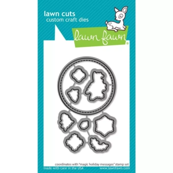 Troqueles Magic Holiday Messages Lawn Fawn