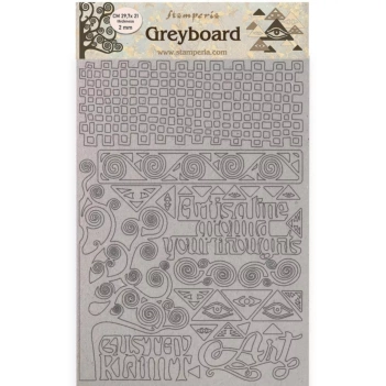 Spaanplaat Boompatroon Klimt Stamperia Die-Cut