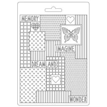Stamperia Day Dream Flexible Mould Patchwork 14x21cm
