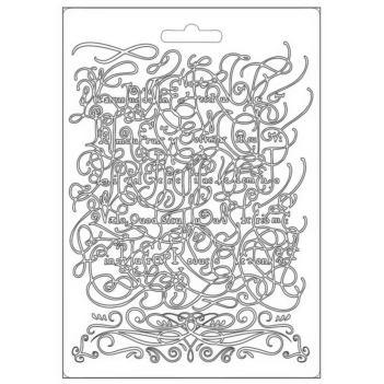 Stamperia Romantisch Tuinhuis Flexibele Mal Kalligrafie 14x21cm
