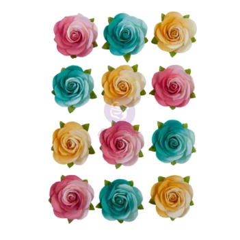 Prima Painted Floral Flower Paper Bright Gouache