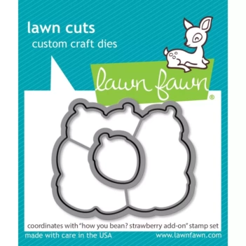 Jak masz fasolę? Truskawki Add-On Lawn Fawn