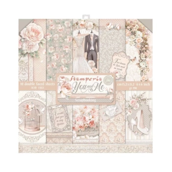 Kit de Scrapbooking You And Me Stamperia 15X15cm