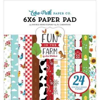 Echo Park Fun on the Farm Scrapbooking Set 15x15cm