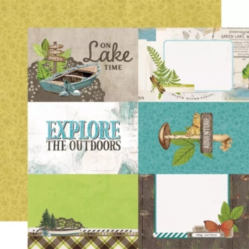 Papier 4"X6" Elements SV Lakeside Simple Stories 30x30cm