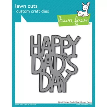 Lawn Fawn Snijmal Giant Happy Dad's Day 