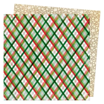 AC Vicki Boutin Evergreen & Holly Paper Gifts Of Joy 30x30cm