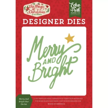 Merry & Bright Star The Magic of Christmas Echo Park Die