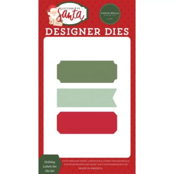 Carta Bella Letters to Santa Snijmal Holiday Labels Set 