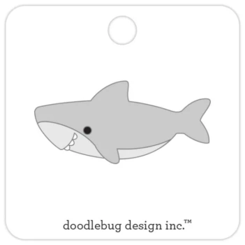 SUPER DEAL **30%** Doodlebug Sammy Shark Seaside Summer pin