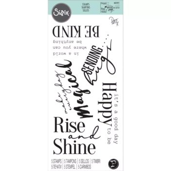 Clear Stamps Sunnyside Sentiments #9 Sizzix