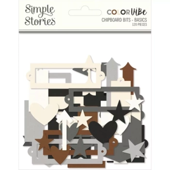 Die-Cuts Spaanplaat Bits Basics Color Vibe Simple Stories