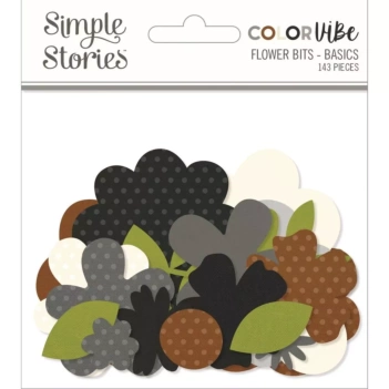 Die-Cuts Flower Bits Basics Color Vibe Simple Stories