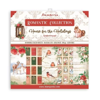 Scrapbooking Set Romantic Home For The Holidays Stamperia 30x30cm