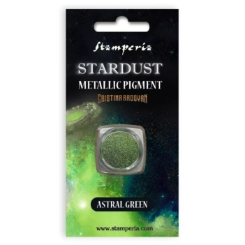 Pigmento Metálico Stardust Astral Green Stamperia