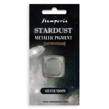 Pigmento Metálico Stardust Silver Moon Stamperia 