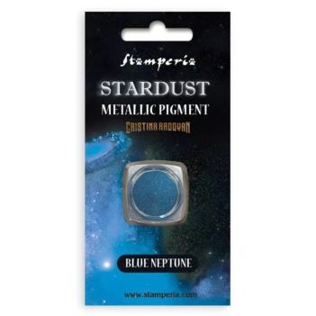Pigmento Metálico Stardust Blue Neptune Stamperia 