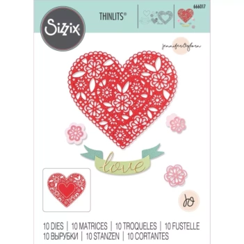 Thinlits Animal Finger Puppets Die Sizzix 666012