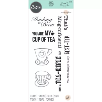Stemple Przezroczyste Tea-Rific Sizzix