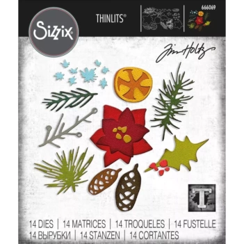 Wykrojnik Thinlits Modern Festive Sizzix 666069