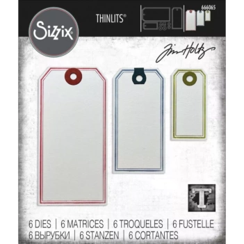 Sizzix Thinlits Die Framed Tags 666065